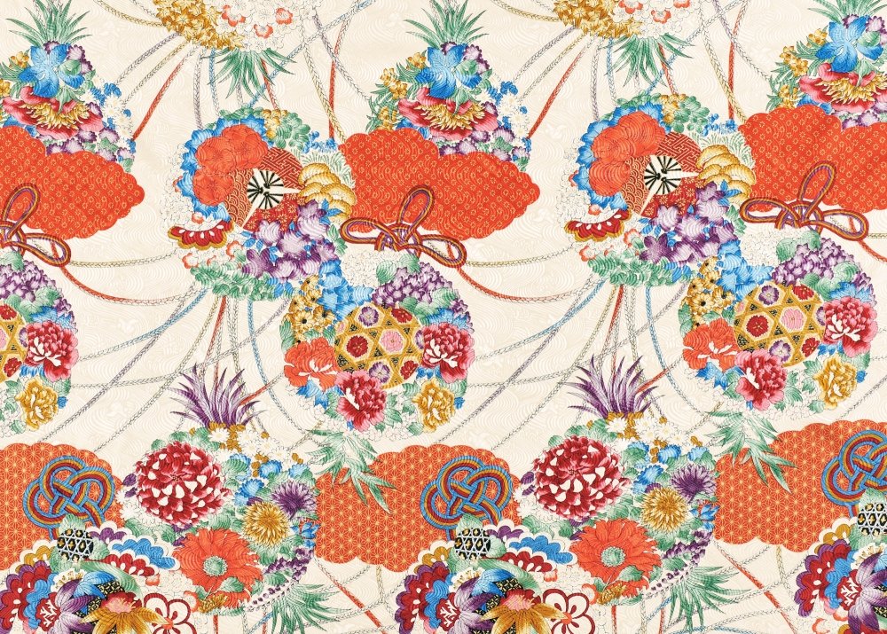 There are 6000 kimono pattern stencils. - Kimono Aloha shirts in Kyoto Japan
