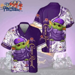 Baby Yoda Hawaiian Shirt Baby Yoda Summer Aloha Shirt Star Wars Button Up Shir 1