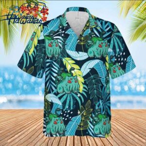 Bulba.saur Pattern Hawaiian Shirt Bulba.saur Tropical Birthday Summer Shirt Gift 1