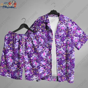 Greavard Ghost Hawaiian Button Up Shirt Anime Hawaii Shirt Gift 1