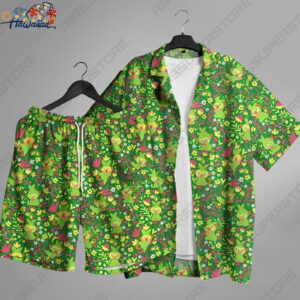 Grookey Hawaiian Button Up Shirt Grass Grookey Hawaii Shirt Gifts 1