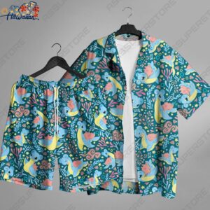 Lapras Hawaiian Shirt Anime Button Up Shirt Lapras Shirt Gift 1