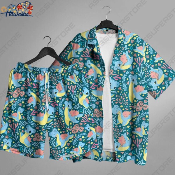 Lapras Hawaiian Shirt Anime Button Up Shirt Lapras Shirt Gift 1