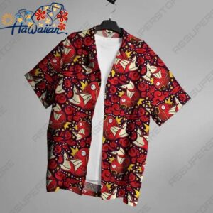 Magikarp Hawaiian Shirt Magikarp Button Up Shirt Gift 3