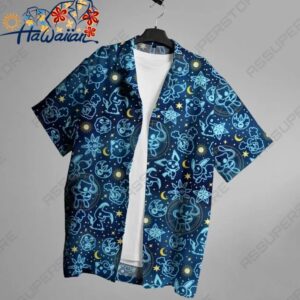 Mimikyu Jigglypuff Hawaiian Shirt Anime Hawaii Button Up Shirt Gift 2