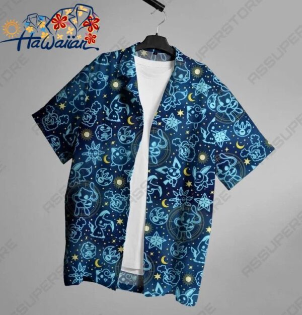 Mimikyu Jigglypuff Hawaiian Shirt Anime Hawaii Button Up Shirt Gift 2