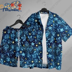 Mimikyu Jigglypuff Hawaiian Shirt Anime Hawaii Button Up Shirt Gift 3
