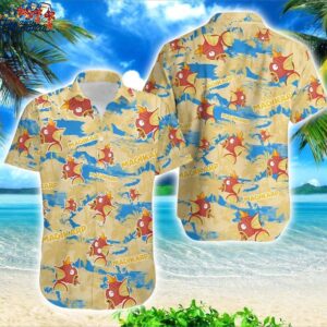 P0kemon Magikarp Hawaiian Shirt Magikarp Button Up Shirt Magikarp Aloha Shirt 1