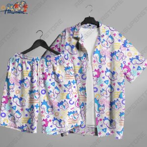 Pachirisu Hawaiian Shirt Pachirisu Shiny Button Up Shirt Gift 1