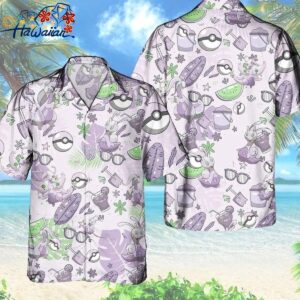 Pkm Goomy Hawaiian Pattern Hawaii Shirt Button Up Shirt Goomy Birthday Shirt 1