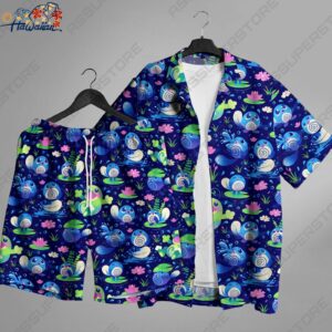 Poliwag Politoed Hawaiian Button up Shirt Poliwag Politoed Water Shirt Gift 1