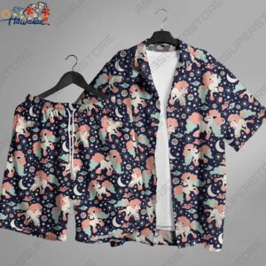 Ponyta Hawaiian Shirt Galarian Ponyta Button Up Shirt Gift 1