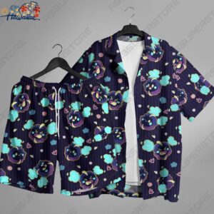 Cosmog Hawaiian Button up Shirt Psychic Cosmog Shirt Gift 1
