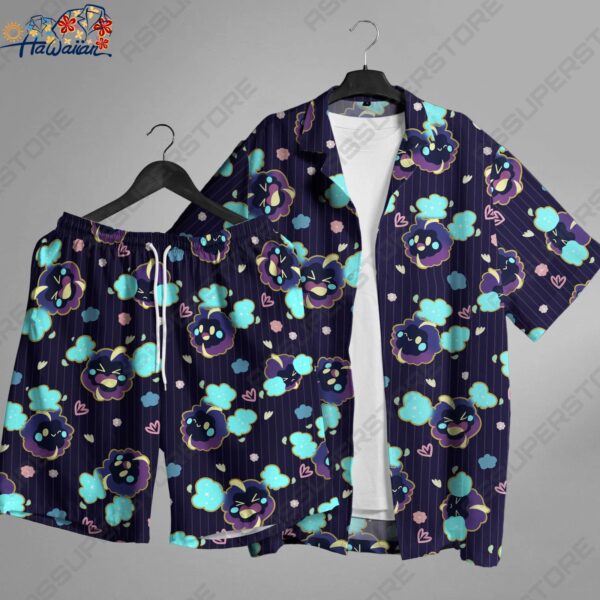 Cosmog Hawaiian Button up Shirt Psychic Cosmog Shirt Gift 1