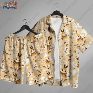 Ribombee Hawaiian Shirt Japanese Anime Button up Shirt Ribombee Shirt Gifts 1