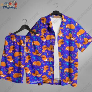 Trapinch Hawaii Button Up Shirt Trapinch Hawaiian Shirt Gifts 1