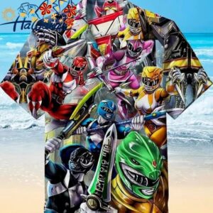 Man Power Ranger Hawaiian Shirt Power Ranger Short Sleeve Gift For Fans 1