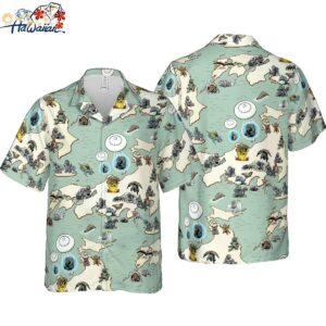 Godzilla Hawaiian Button Down Shirt Unisex Adults S 5xl 1