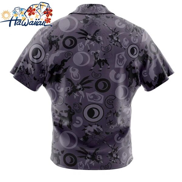 Dark Pokemon Button Up Hawaiian Shirt 2 1