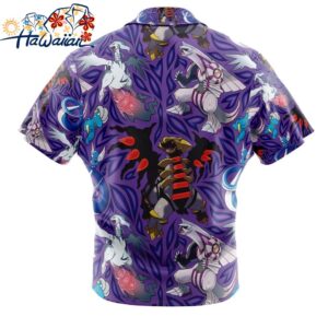 Dragon Type Pokemon Pokemon Button Up Hawaiian Shirt 2 1