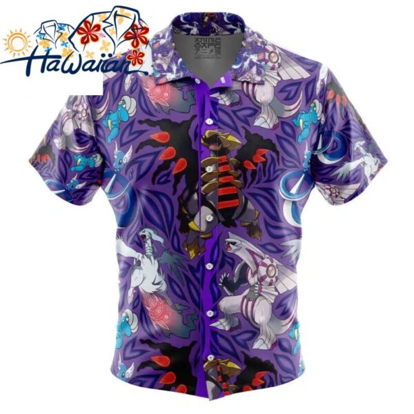 Dragon Type Pokemon Pokemon Button Up Hawaiian Shirt S 1 1