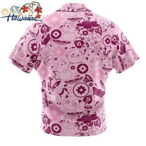 Fairy Pokemon Button Up Hawaiian Shirt 2 1