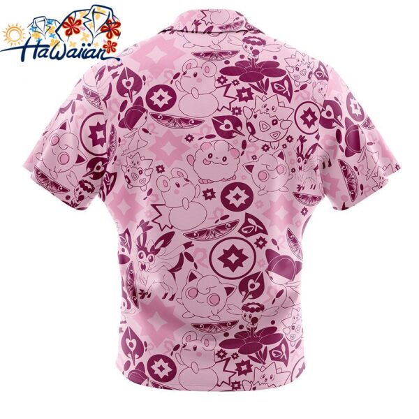 Fairy Pokemon Button Up Hawaiian Shirt 2 1