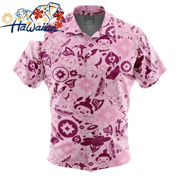 Fairy Pokemon Button Up Hawaiian Shirt S 1 1