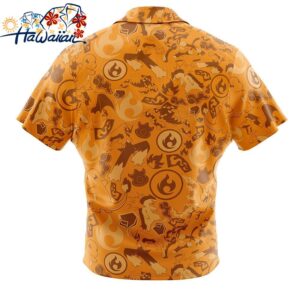 Fire Pokemon Button Up Hawaiian Shirt 2 1