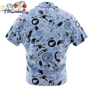 Flying Pokemon Button Up Hawaiian Shirt 2 1