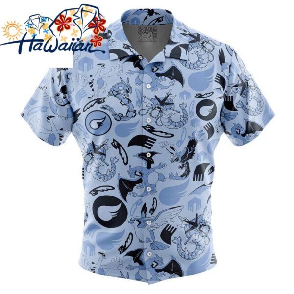 Flying Pokemon Button Up Hawaiian Shirt S 1 1