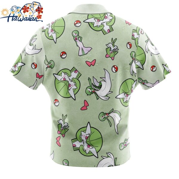 Gardevoir Pattern Pokemon Button Up Hawaiian Shirt 2 1