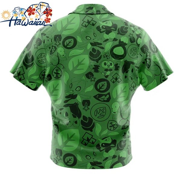 Grass Pokemon Button Up Hawaiian Shirt 2 1