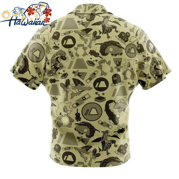 Ground Pokemon Button Up Hawaiian Shirt 2 1