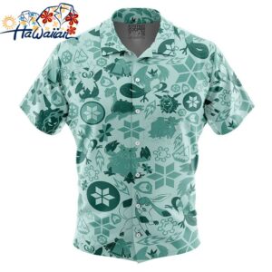 Ice Pokemon Button Up Hawaiian Shirt 1