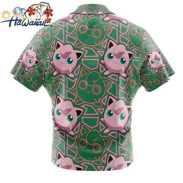Jigglypuff Pokemon Button Up Hawaiian Shirt 2 1