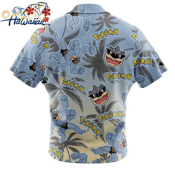 Machamp Pokemon Alolan Style Button Up Hawaiian Shirt 2 1