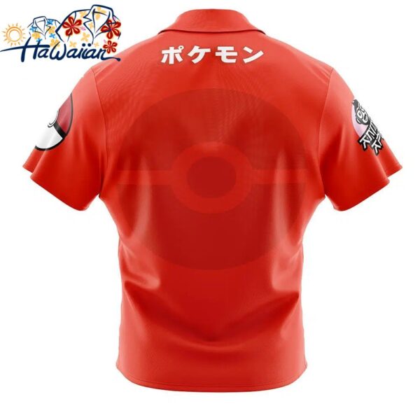 Magikarp Face Pokemon Button Up Hawaiian Shirt 2 1