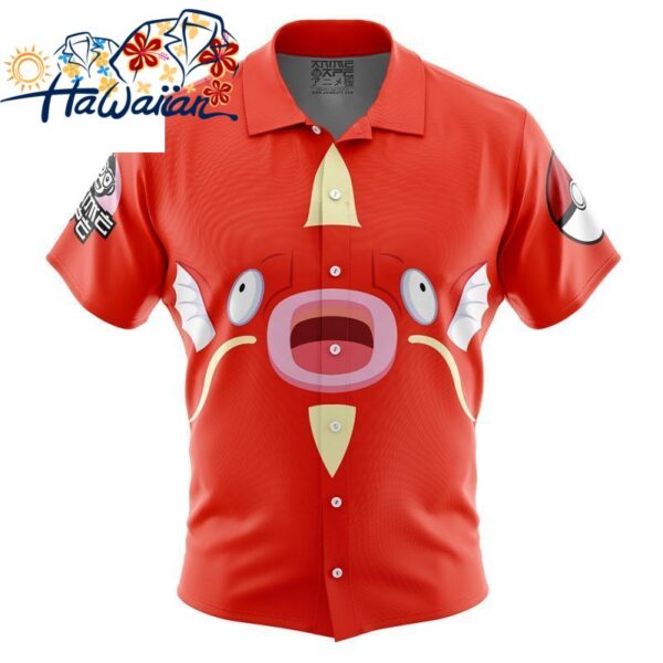 Magikarp Face Pokemon Button Up Hawaiian Shirt S 1 1