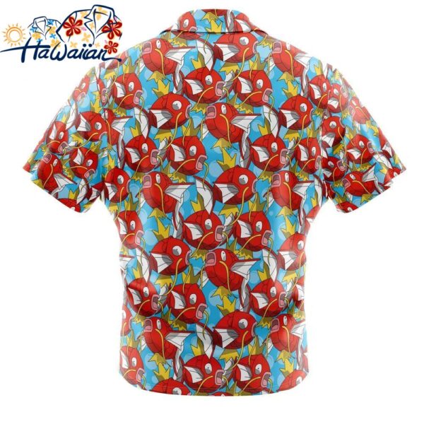 Magikarp Pokemon Button Up Hawaiian Shirt 2 1