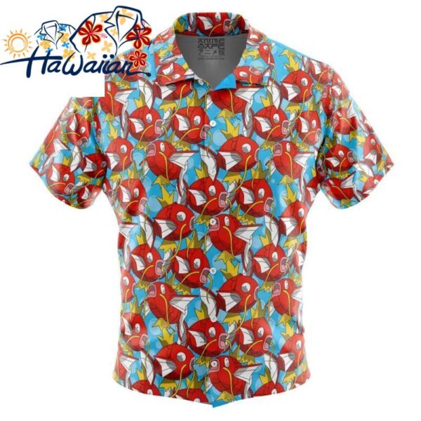 Magikarp Pokemon Button Up Hawaiian Shirt S 1 1
