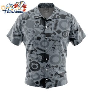 Normal Pokemon Button Up Hawaiian Shirt 1