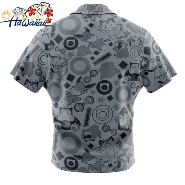 Normal Pokemon Button Up Hawaiian Shirt 2 1