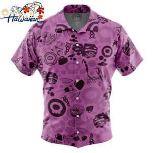 Poison Pokemon Button Up Hawaiian Shirt 1