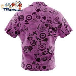 Poison Pokemon Button Up Hawaiian Shirt 2 1