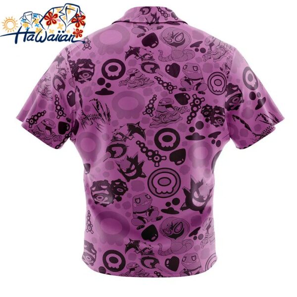 Poison Pokemon Button Up Hawaiian Shirt 2 1