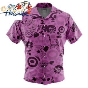 Poison Pokemon Button Up Hawaiian Shirt S 1 1