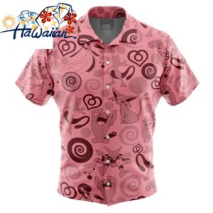 Psychic Pokemon Button Up Hawaiian Shirt S 1 1