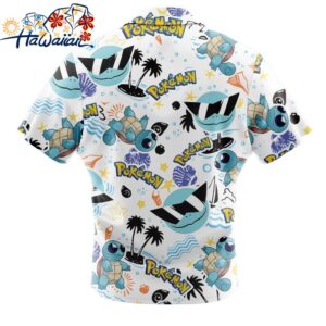 Squirtle Squad V1 Sunglasses Pokemon Button Up Hawaiian Shirt 2 1
