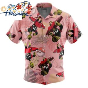 Tapu Bulu Pokemon Button Up Hawaiian Shirt S 1 1